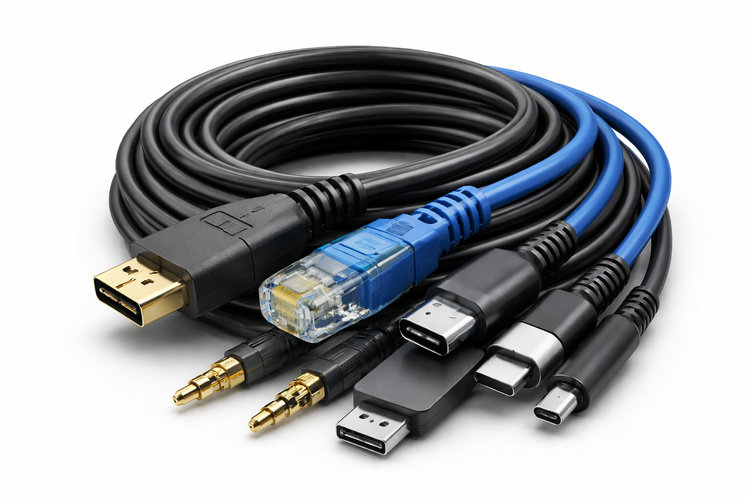 Broadcast video cables and connectors
