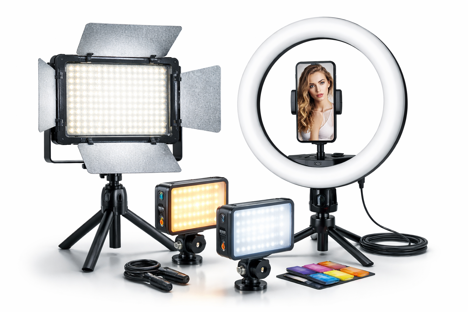 Professional broadcast lighting equipment