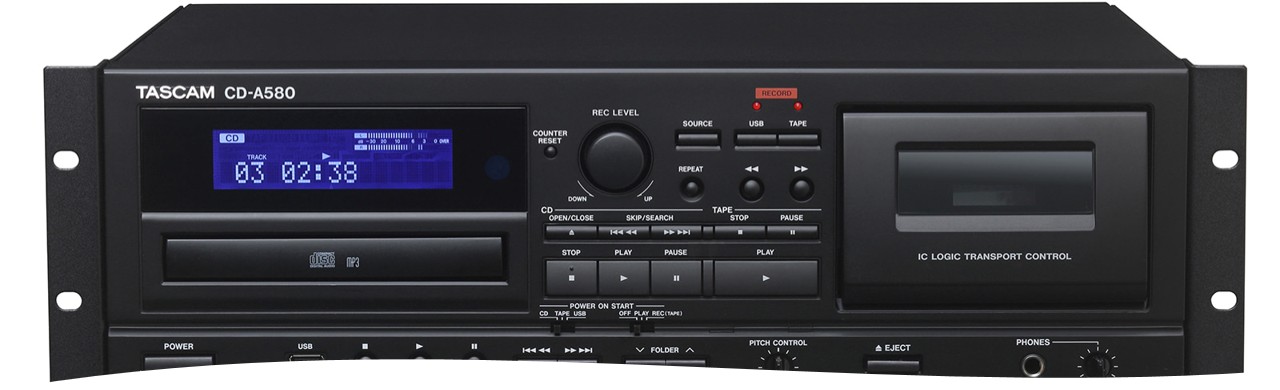 TASCAM CD-A580 CD Cassette Recorder
